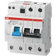 Дифавтомат ABB DS202, 13A, тип AC, 30mA, 6кА, 4M, класс С