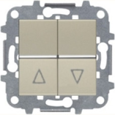 Выключатель жалюзи без фиксации, 16А, ABB ZENIT (шампань)