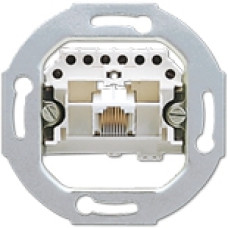 Механизм розетки телефонной, UAE, подходят коннекторы RJ12 и RJ45, Jung