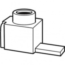 Переходник Ast 50/15S, штырь, прямой, 6-50мм2, ABB