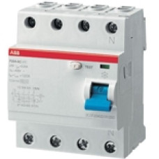 УЗО ABB, 40A, тип AC, 300mA, трехфазное, серия F204